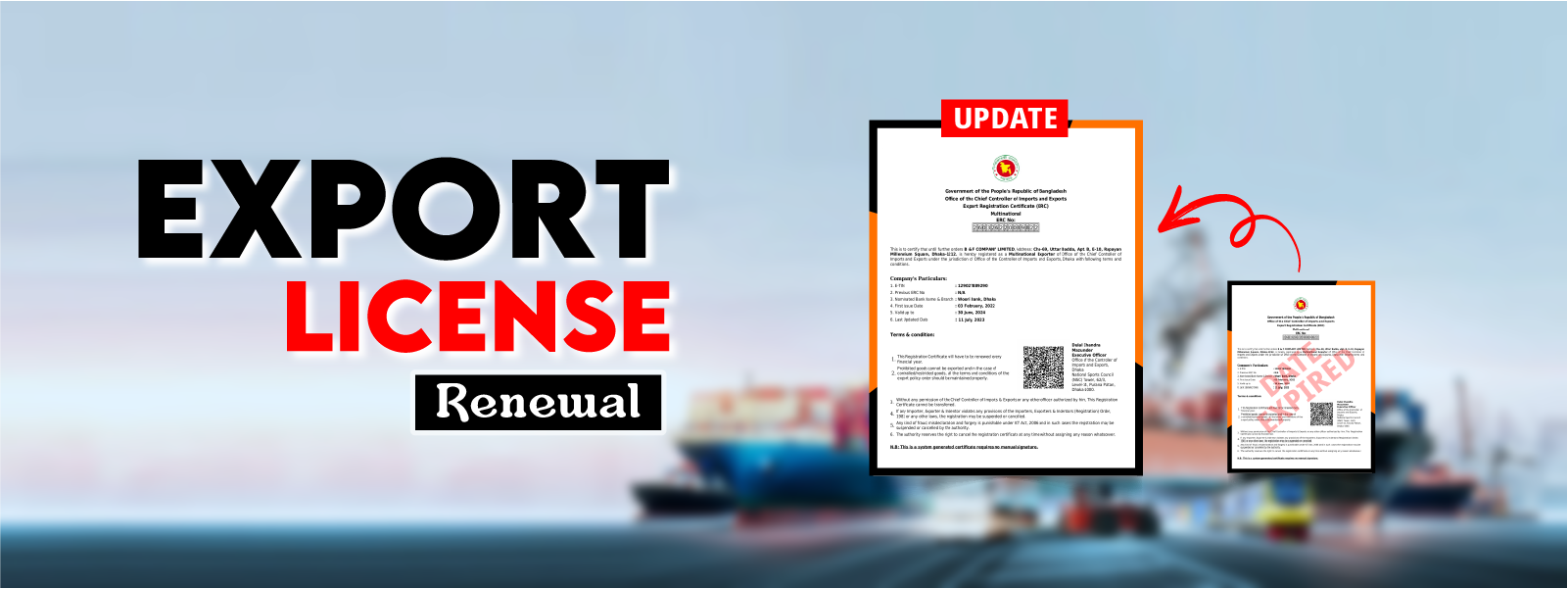 Snapshot of Renewal Of Export License