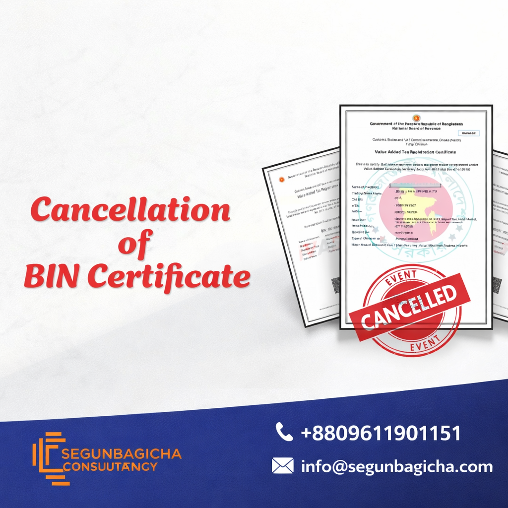 Cancellation of BIN