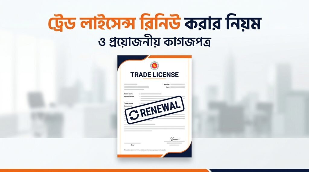 ট্রেড লাইসেন্স রিনিউ